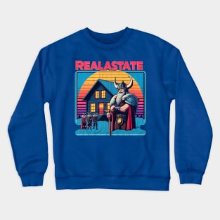 Viking Realtor V1 - REALASTATE Crewneck Sweatshirt